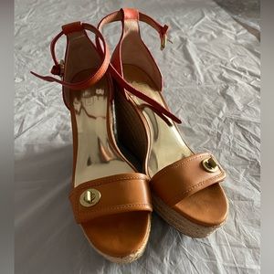Coach wedges size 8